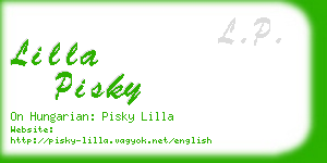 lilla pisky business card